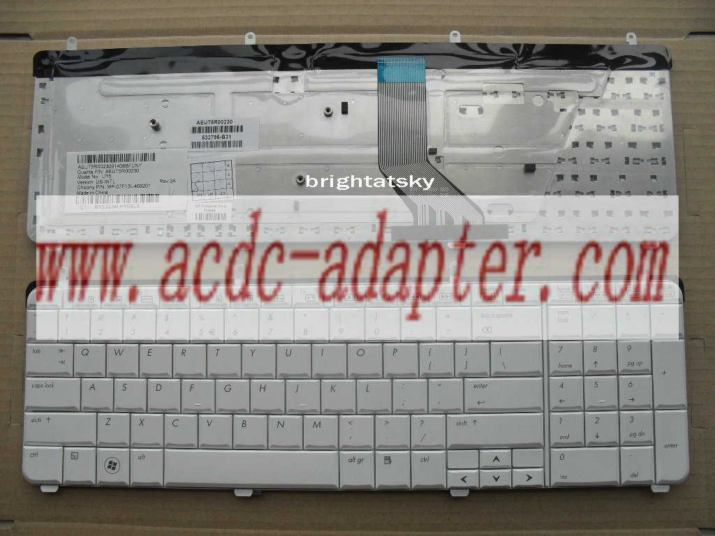 Genuine NEW HP Pavilion DV7-2000 DV7-3000 US White Keyboard Genuine NEW HP Pavilion DV7-2000 DV7-3000 US White Keyboard